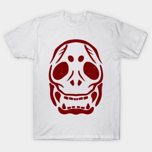 Skull Face Red T-Shirt